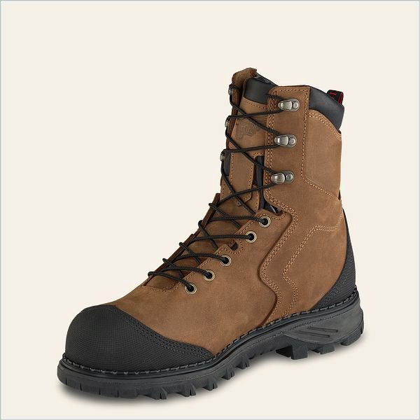  Burnside Men's 8-inch Waterproof Safety Toe Boot