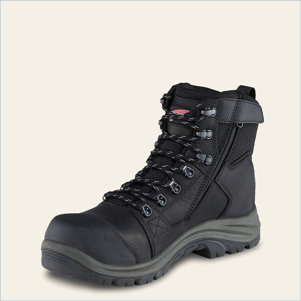  Tradesman Men's 6-inch Side-Zip Waterproof Safety Toe Boot