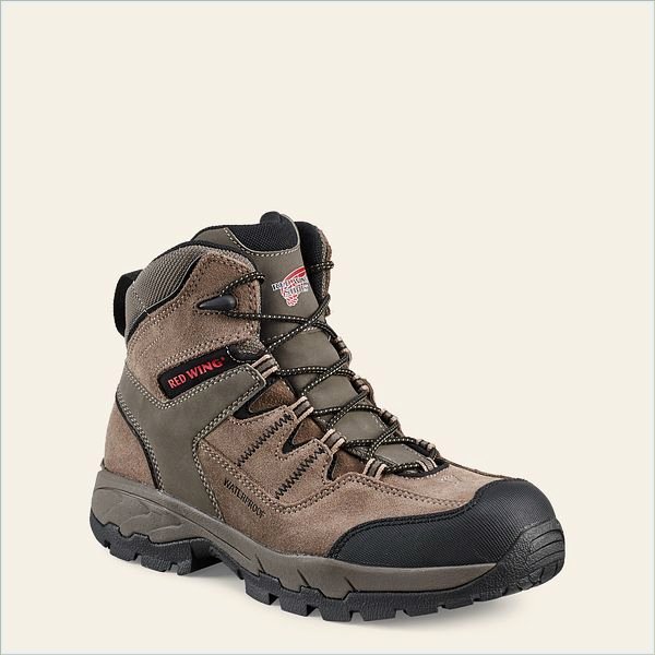  TruHiker Men's 6-inch Waterproof Safety Toe Hiker Boot