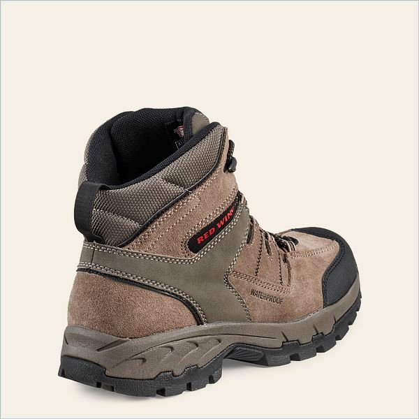  TruHiker Men's 6-inch Waterproof Safety Toe Hiker Boot