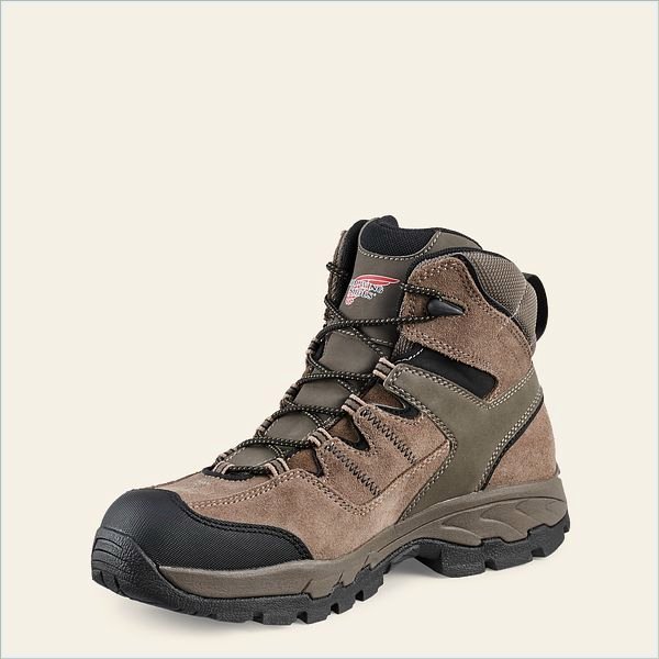  TruHiker Men's 6-inch Waterproof Safety Toe Hiker Boot