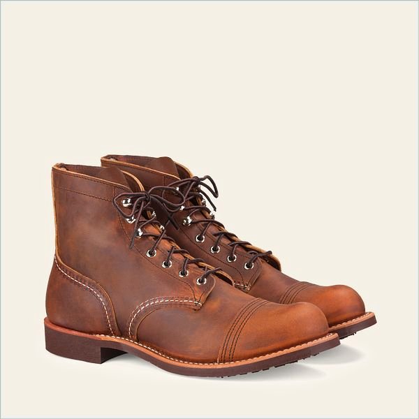  Iron Ranger Men's 6-Inch Boot in Copper Rough & Tough Leather