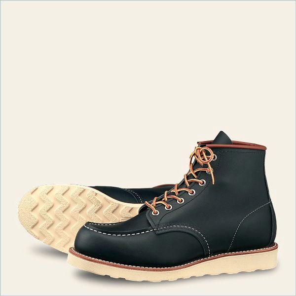  Classic Moc Men's 6-Inch Boot in Navy Portage Leather