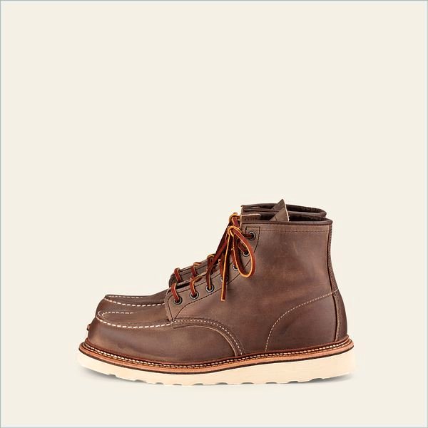  Classic Moc Men's 6-Inch Boot in Concrete Rough & Tough Leather