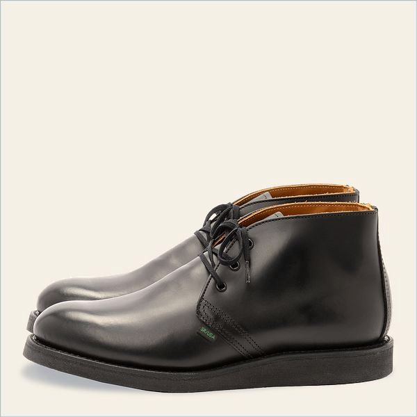  Postman Chukka Men's Chukka in Black Chaparral Leather