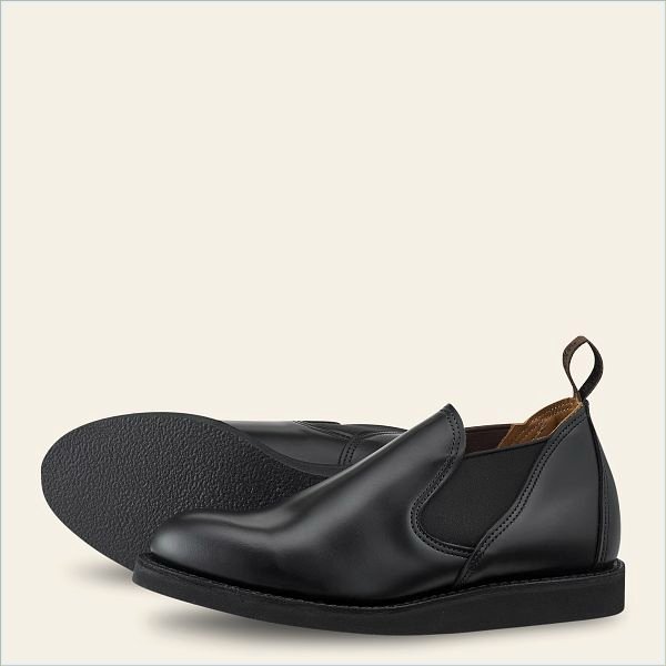  Postman Romeo Men's Romeo in Black Chapparal Leather