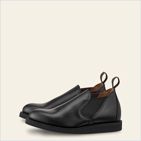  Postman Romeo Men's Romeo in Black Chapparal Leather