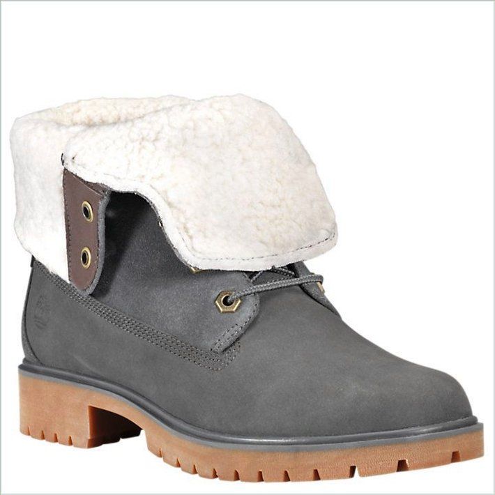  TIMBER Womens Jayne Waterproof Fleece Fold-Down Boots