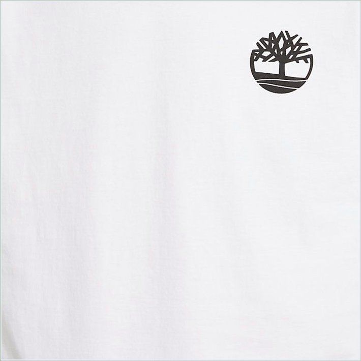  TIMBER Mens Long Sleeve Back Tree Logo T-Shirt