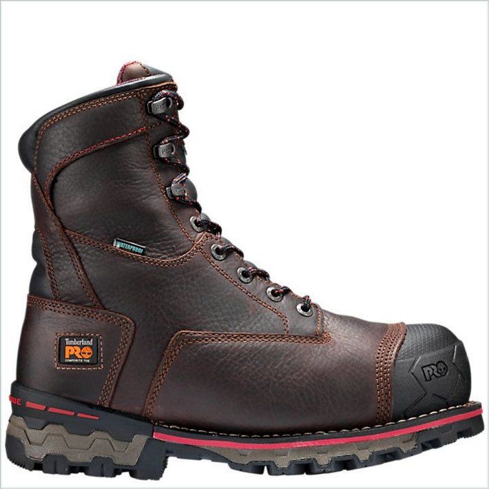  TIMBER PRO Mens Boondock 8" Comp Toe Work Boots