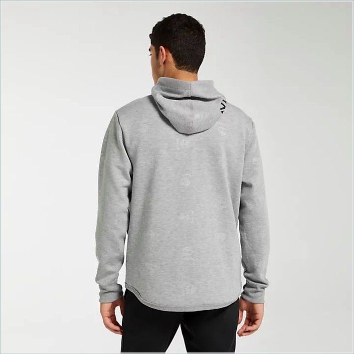  TIMBER Mens Full-Zip Monogram Hoodie