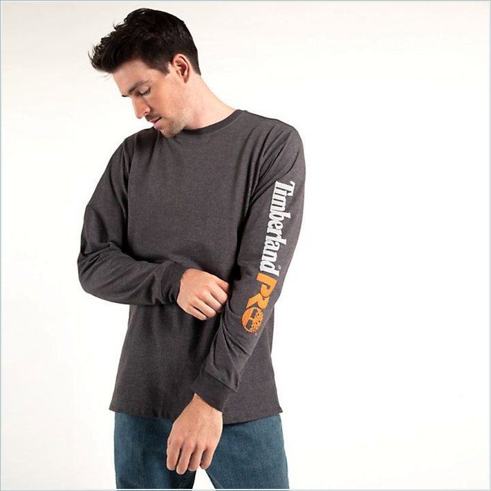  TIMBER PRO Mens Logo Sleeve Base Plate Wicking T-Shirt