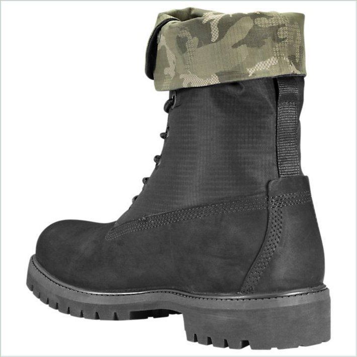  TIMBER Mens Mixed-Media Gaiter Boots