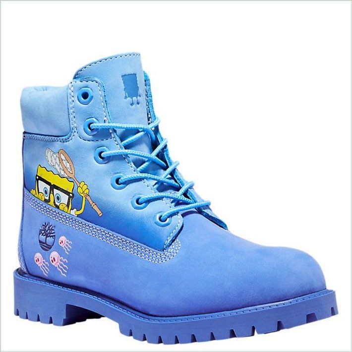  TIMBER Youth SpongeBob SquarePants X TIMBER 6-Inch Waterproof Boots