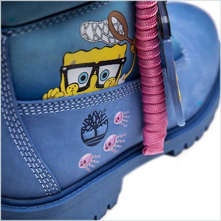  TIMBER Youth SpongeBob SquarePants X TIMBER 6-Inch Waterproof Boots