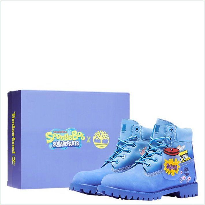  TIMBER Youth SpongeBob SquarePants X TIMBER 6-Inch Waterproof Boots