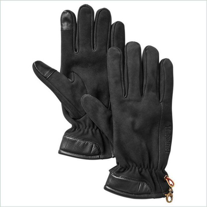  TIMBER Mens Leather Touchscreen Gloves