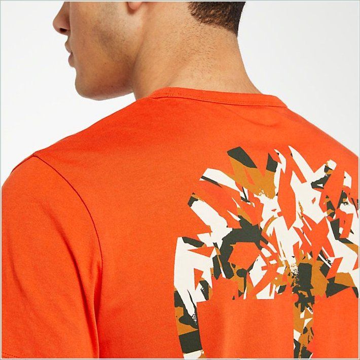  TIMBER Mens Camo Back Logo T-Shirt