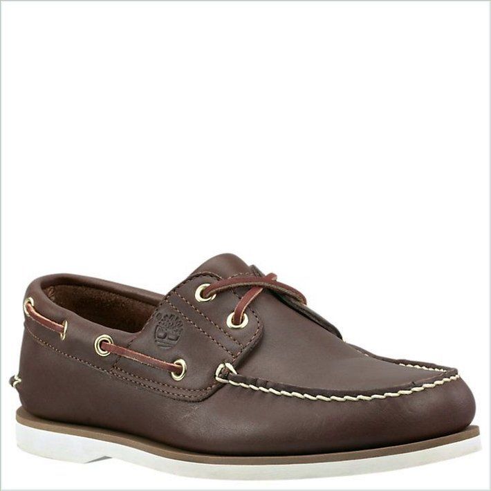  TIMBER Mens 2-Eye Boat Shoes