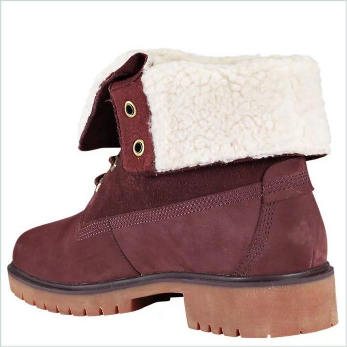  TIMBER Womens Jayne Waterproof Fleece Fold-Down Boots