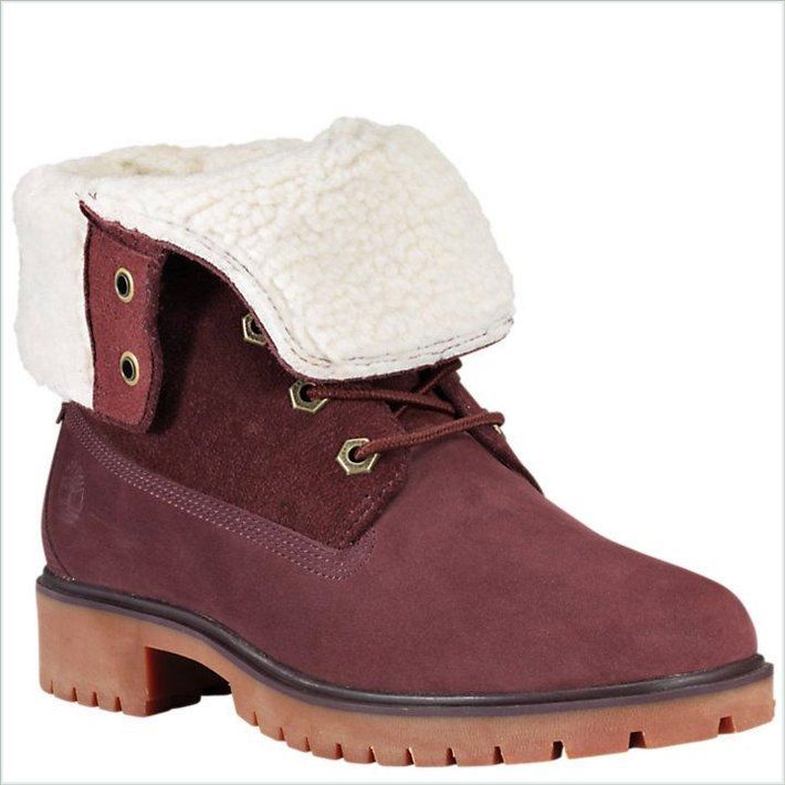  TIMBER Womens Jayne Waterproof Fleece Fold-Down Boots