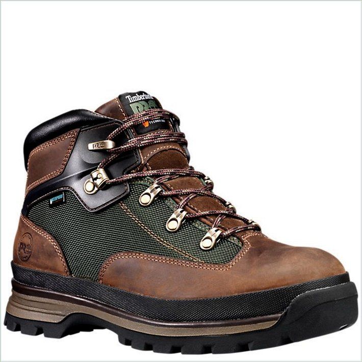  TIMBER PRO Mens Euro Hiker Soft Toe Work Boots