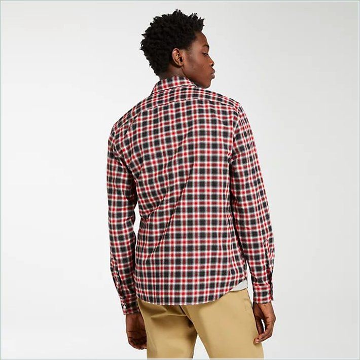  TIMBER Mens Nashua River Slim Fit Flannel Shirt