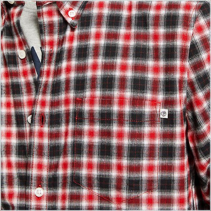  TIMBER Mens Nashua River Slim Fit Flannel Shirt