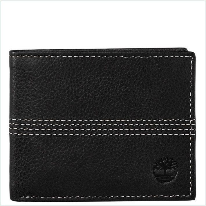  TIMBER Pebbled Leather Bi-Fold Wallet