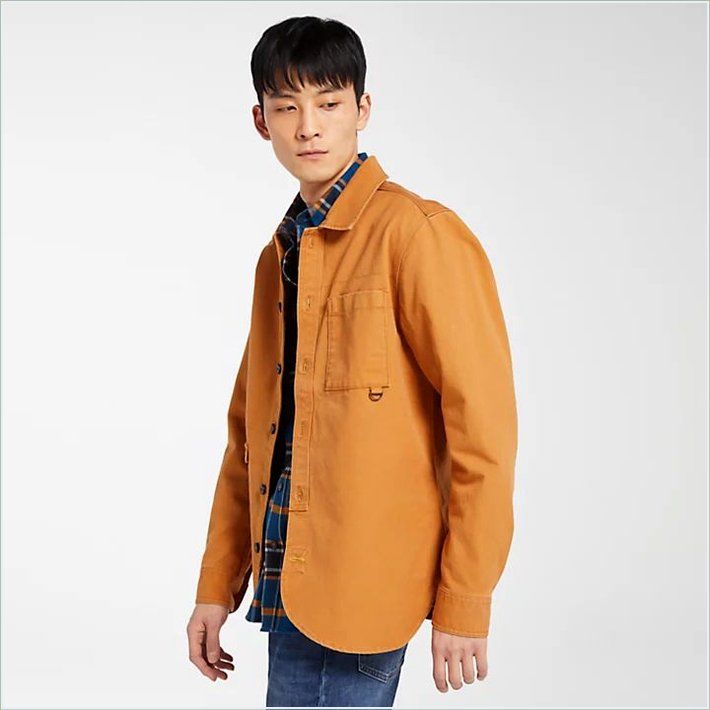  TIMBER Mens Mascoma River Canvas Shirt Jacket