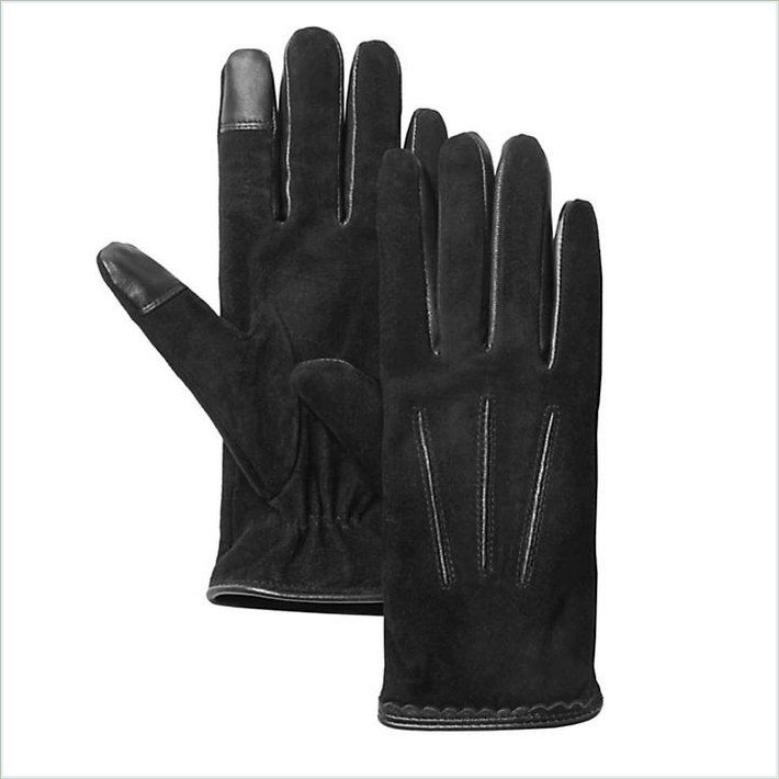  TIMBER Womens Nubuck Leather Touchscreen Gloves