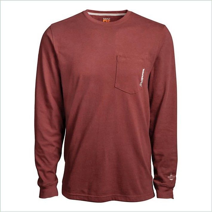  TIMBER PRO Mens Long Sleeve Base Plate Wicking T-Shirt