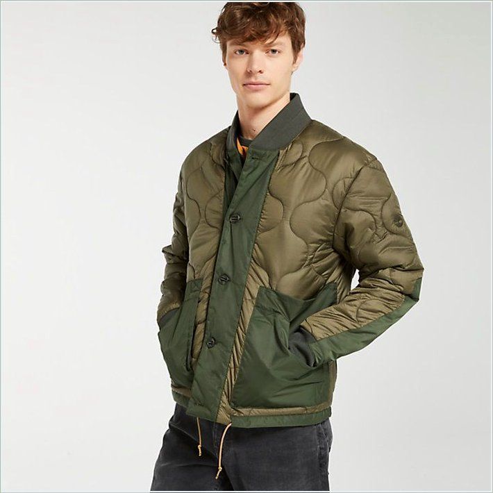  TIMBER Mens Ecoriginal Quilted Bomber Jacket