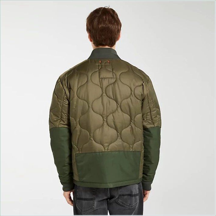  TIMBER Mens Ecoriginal Quilted Bomber Jacket