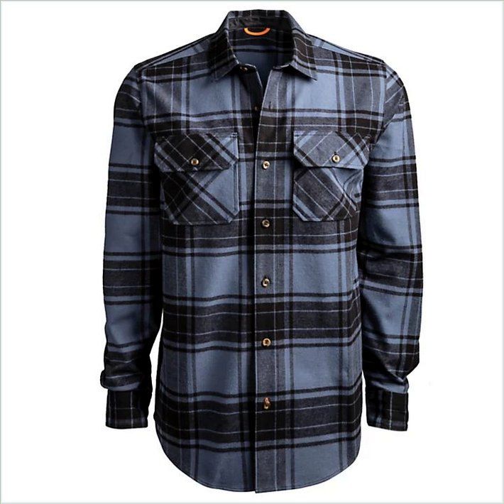  TIMBER PRO Mens Woodfort Heavyweight Flannel Work Shirt