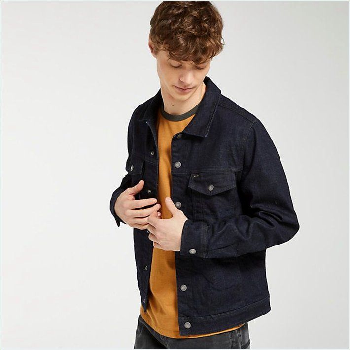  TIMBER Mens Denim Trucker Jacket