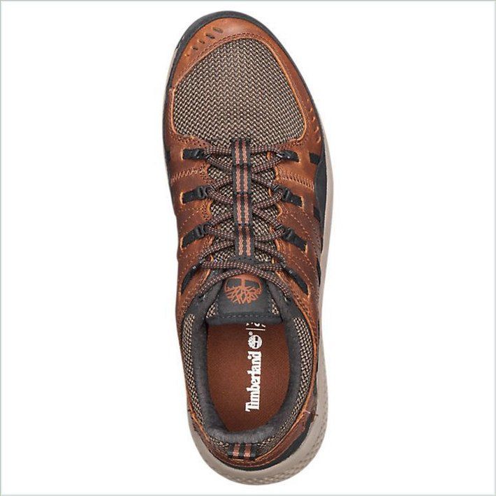  TIMBER Mens FlyRoam Trail Low Leather Sneakers