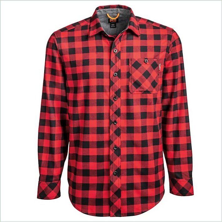  TIMBER PRO Mens Woodfort Midweight Flannel Work Shirt