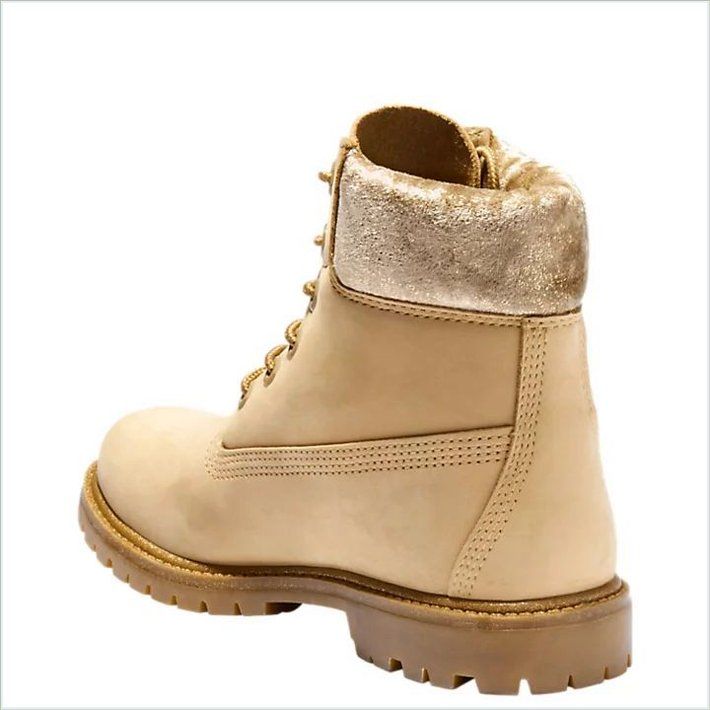  TIMBER Womens 6-Inch Velvet Collar Waterproof Boots