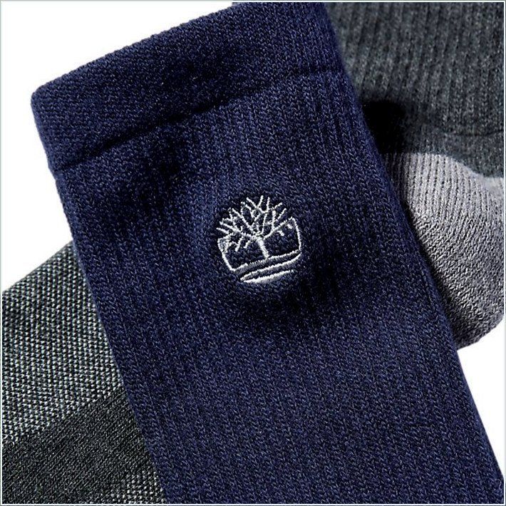  TIMBER Mens Essential Cooling Crew Socks (2-Pack)