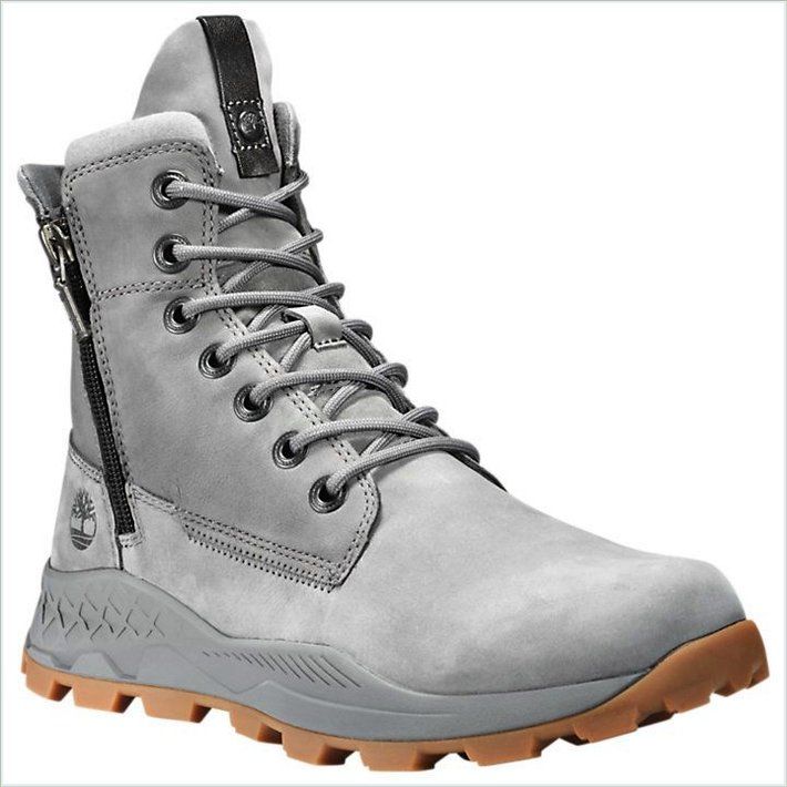  TIMBER Mens Brooklyn Side-Zip Sneaker Boots