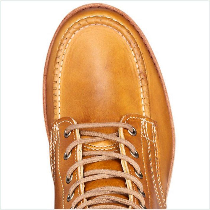  TIMBER Mens American Craft Moc-Toe Boots