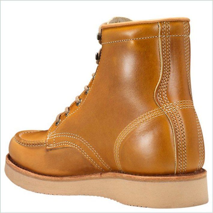  TIMBER Mens American Craft Moc-Toe Boots