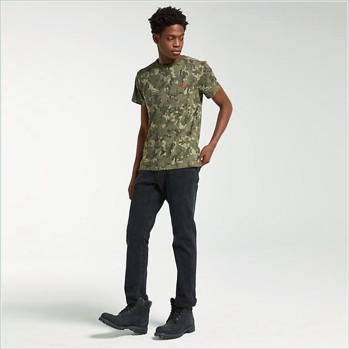  TIMBER Mens All-Over Camo T-Shirt