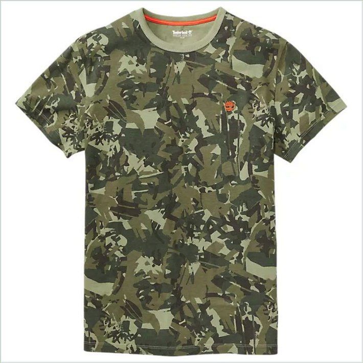  TIMBER Mens All-Over Camo T-Shirt