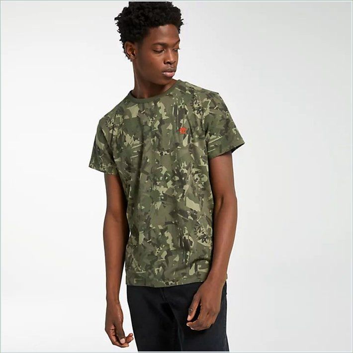  TIMBER Mens All-Over Camo T-Shirt