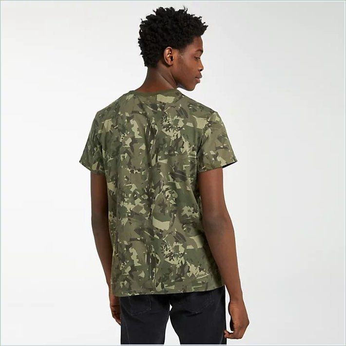  TIMBER Mens All-Over Camo T-Shirt