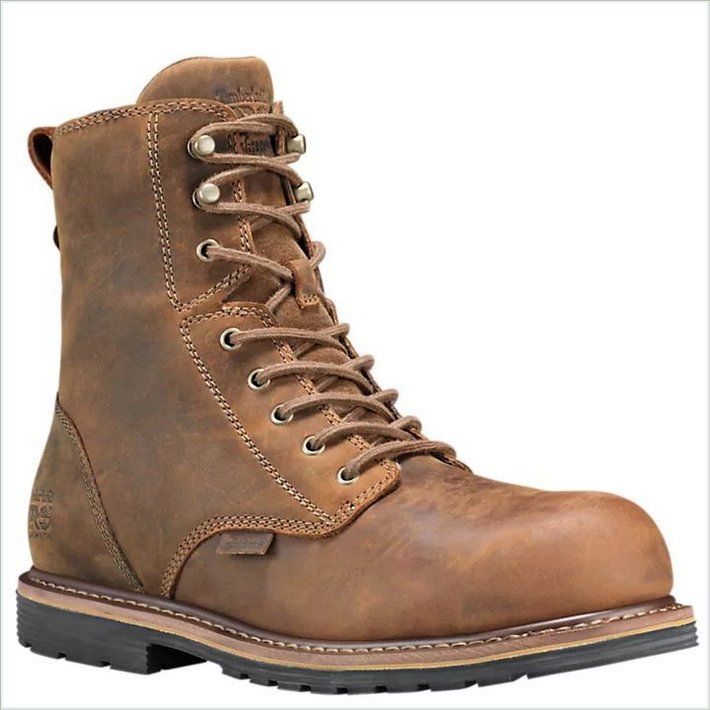  TIMBER PRO Mens Millworks 8" Comp Toe Boots