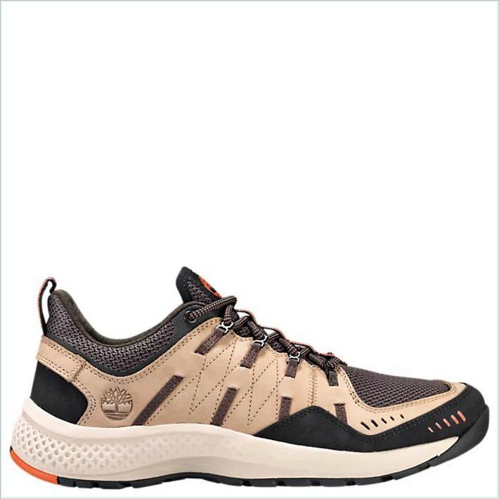  TIMBER Mens FlyRoam Trail Low Leather Sneakers