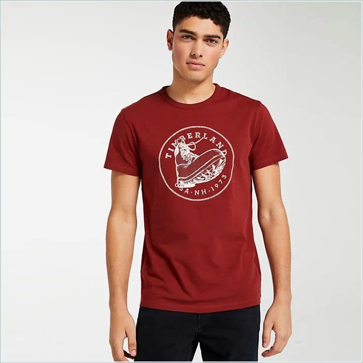  TIMBER Mens Classic Boot Graphic T-Shirt